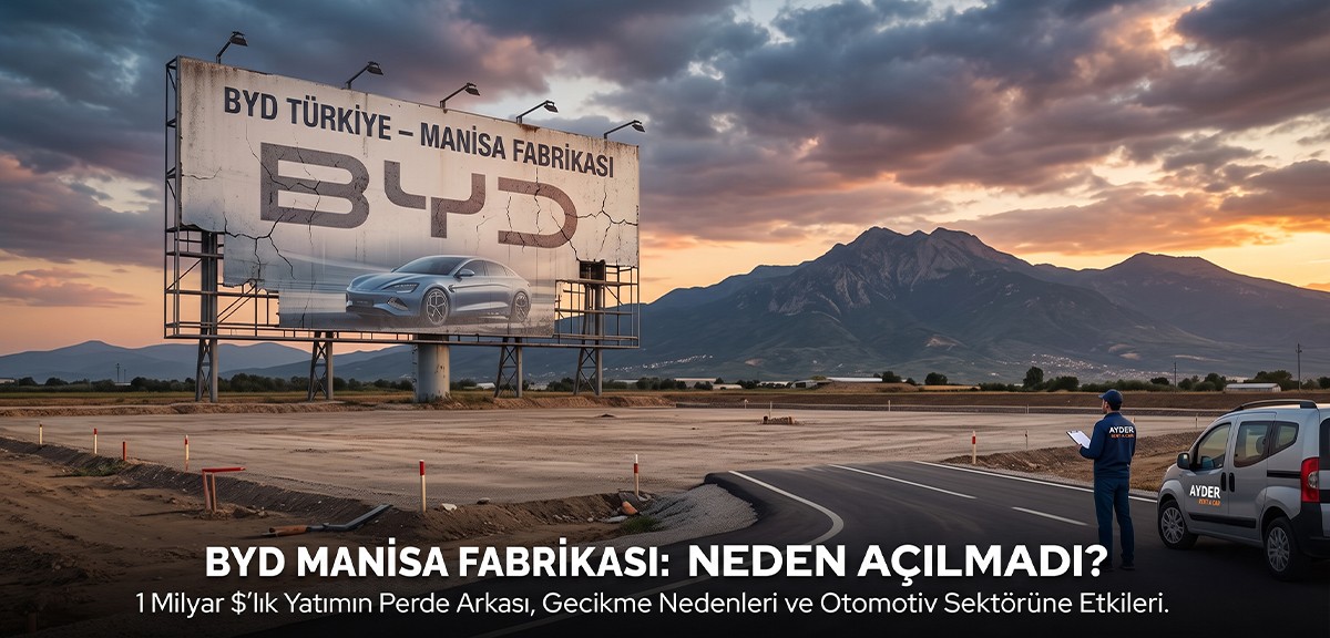 BYD Manisa Fabrikası Neden Açılmadı? 1 Milyar Dolarlık Dev Yatırımda Son Durum Ne?